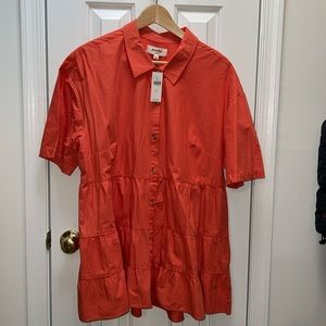 Anthropologie Porridge Shirt Sz  XL